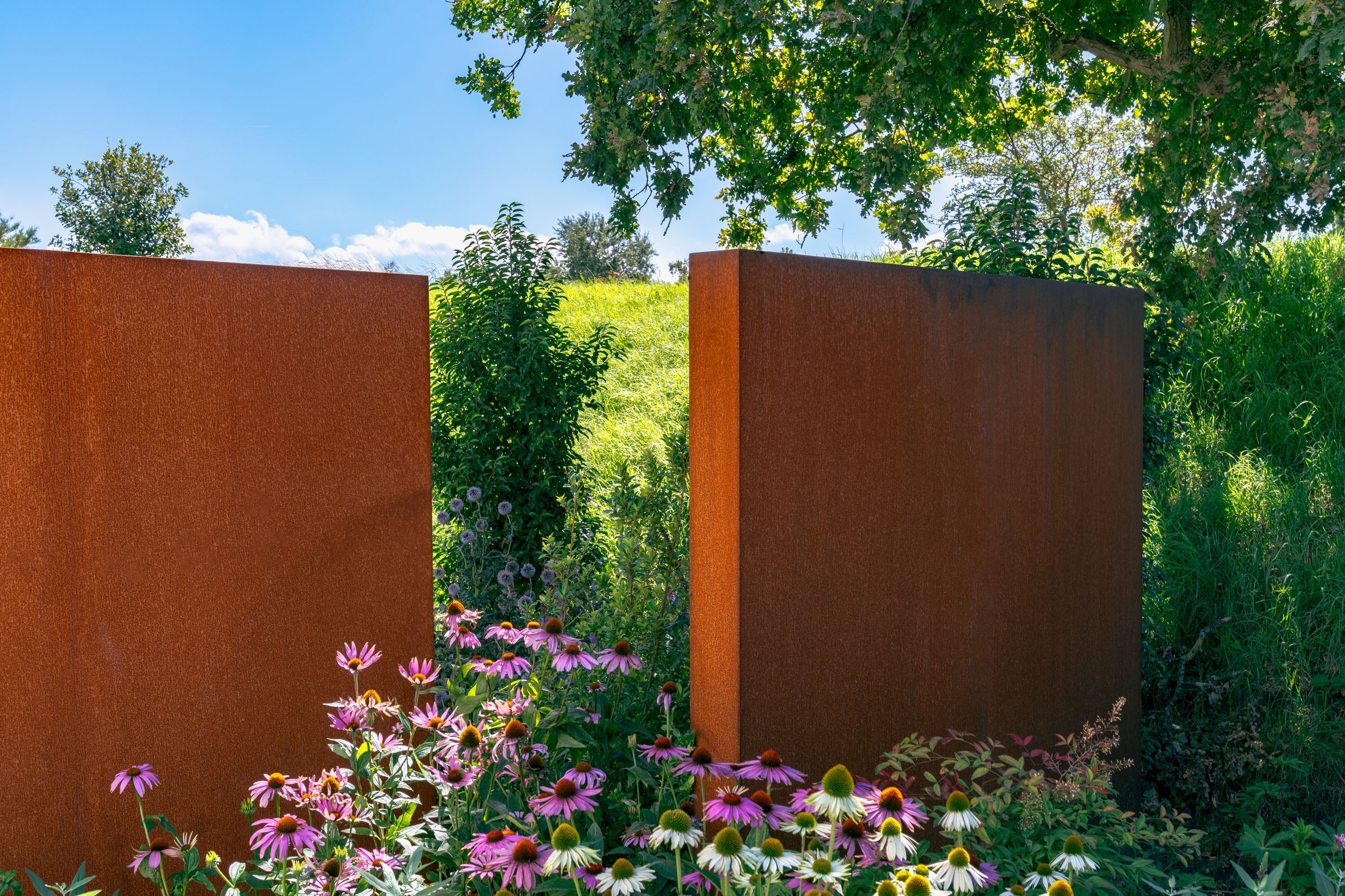 Corten Feature Wall