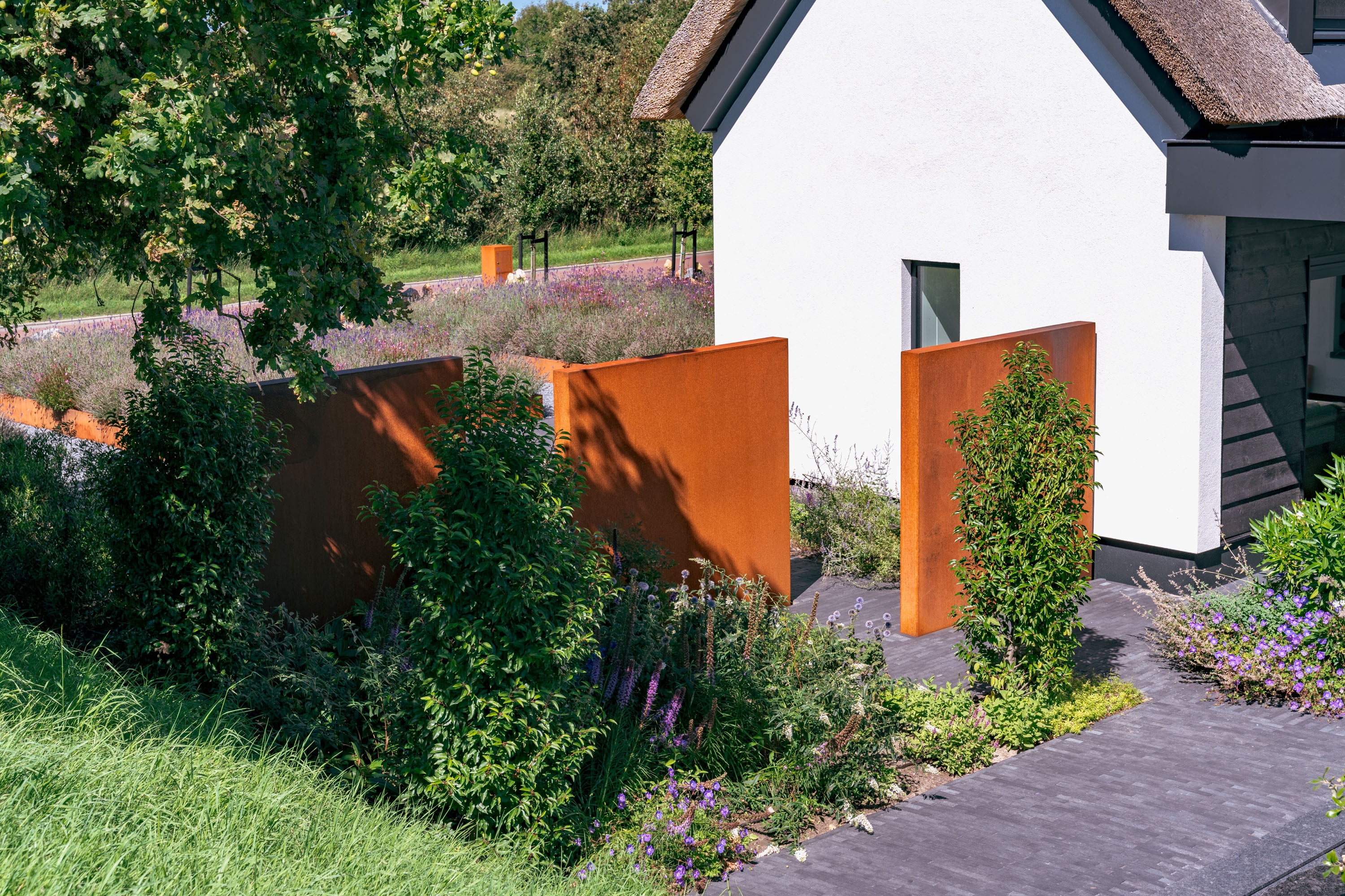 Corten Feature Wall