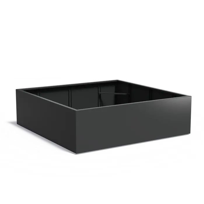 Powder Coated Steel Square Planter