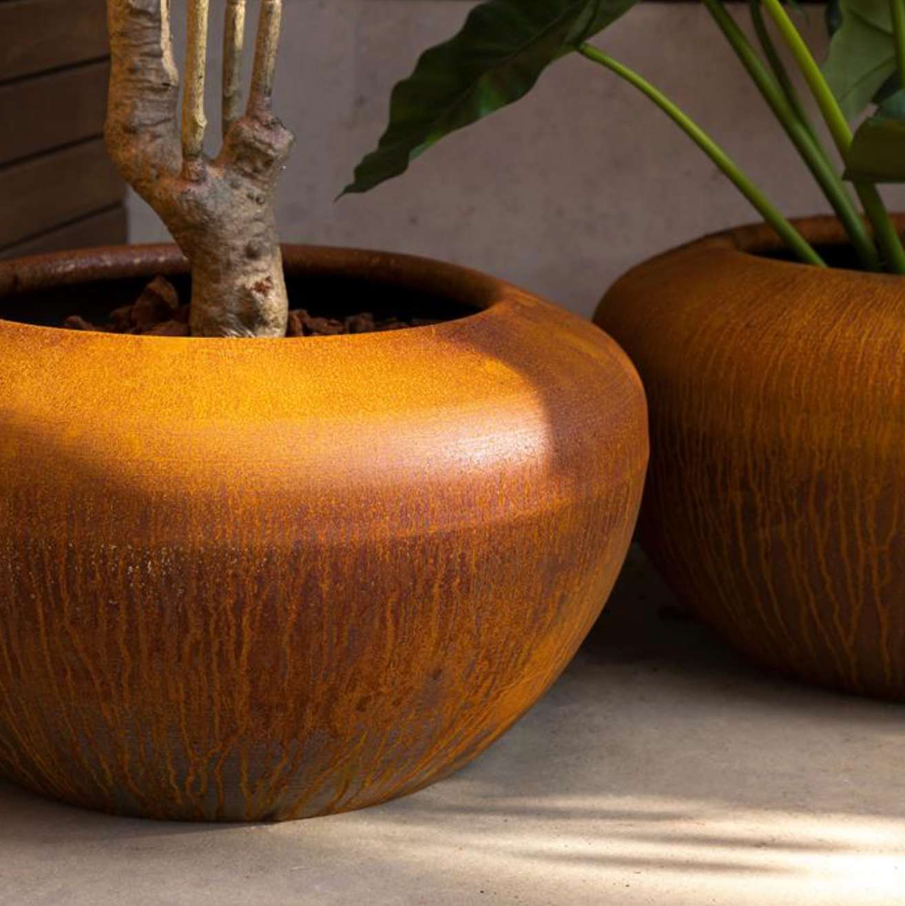 Onyx Corten Planter