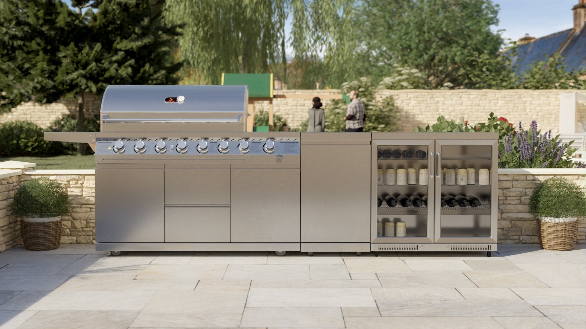 Blockley 6 Burner Outdoor Kitchen