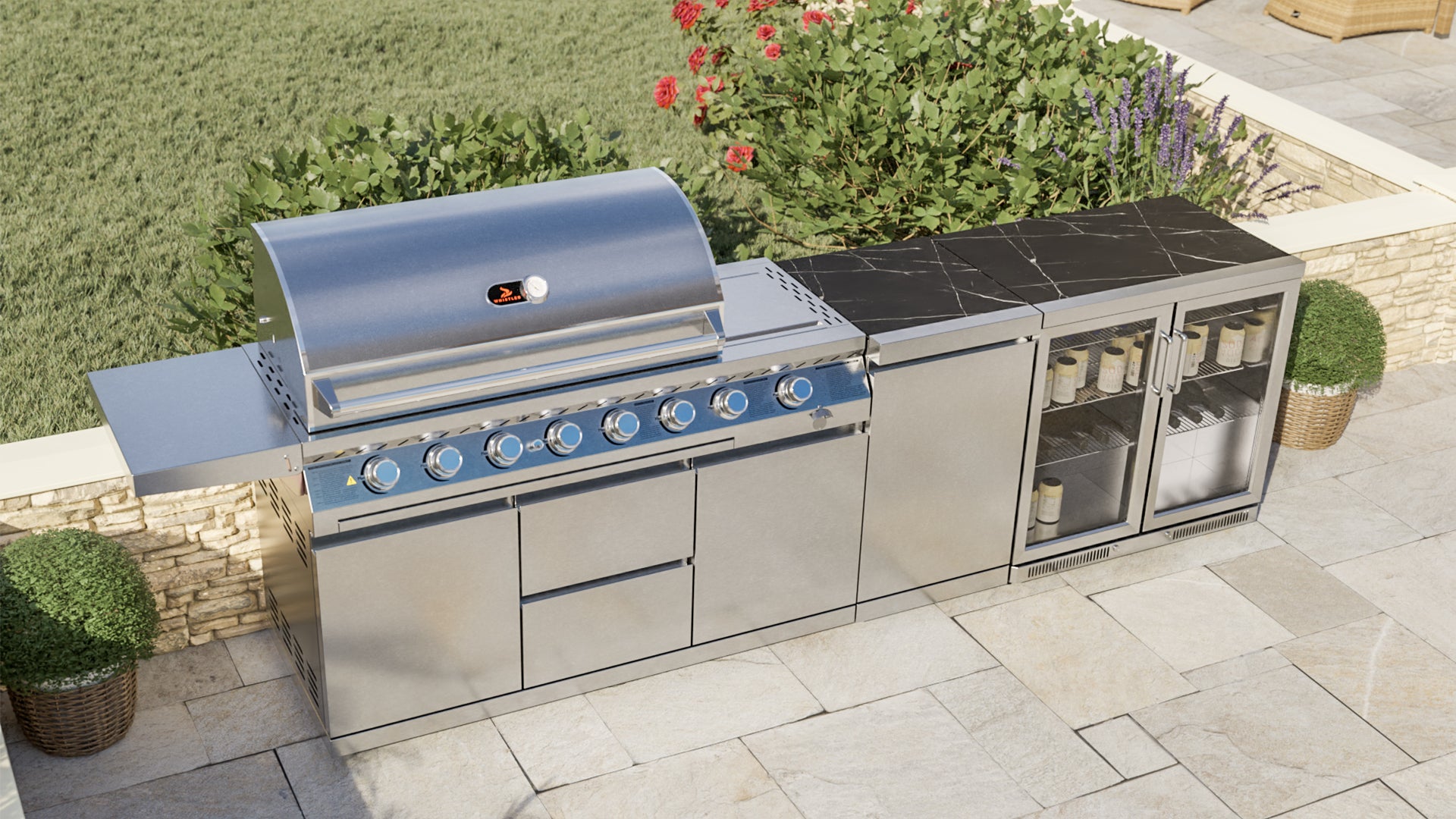 Blockley 6 Burner Outdoor Kitchen