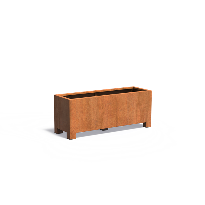 Carrez Corten Trough with Feet