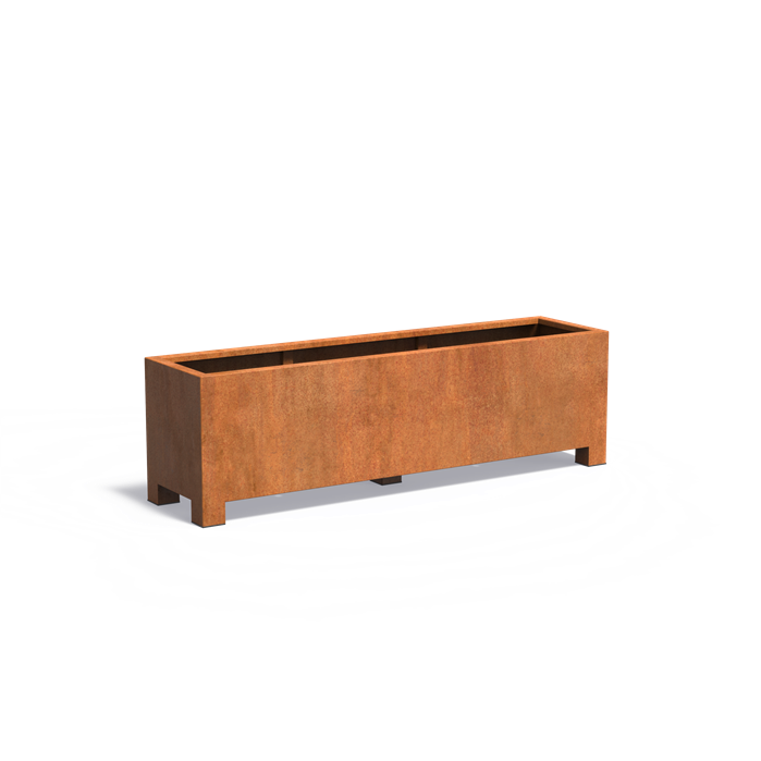 Carrez Corten Trough with Feet