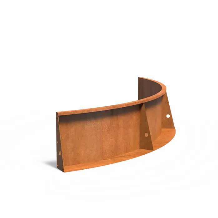 Corten Retaining Wall 500 Curves