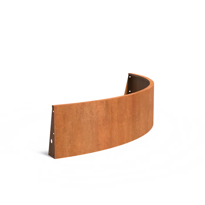 Corten Retaining Wall 500 Curves