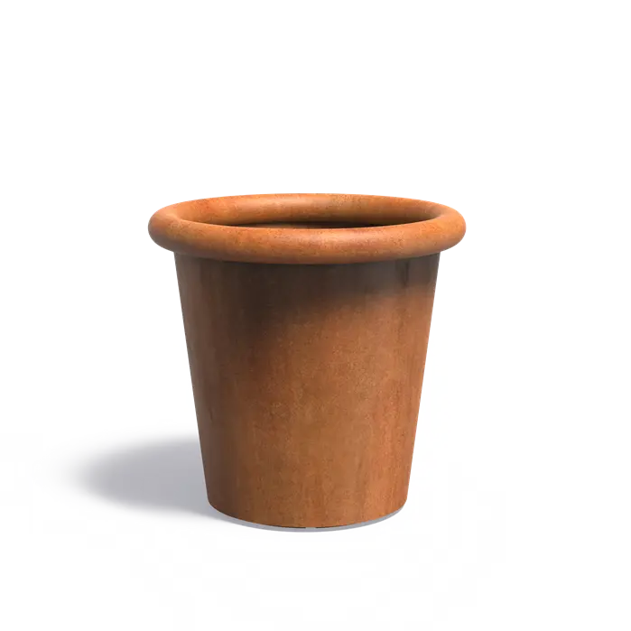 Tube Corten Steel Garden Planter