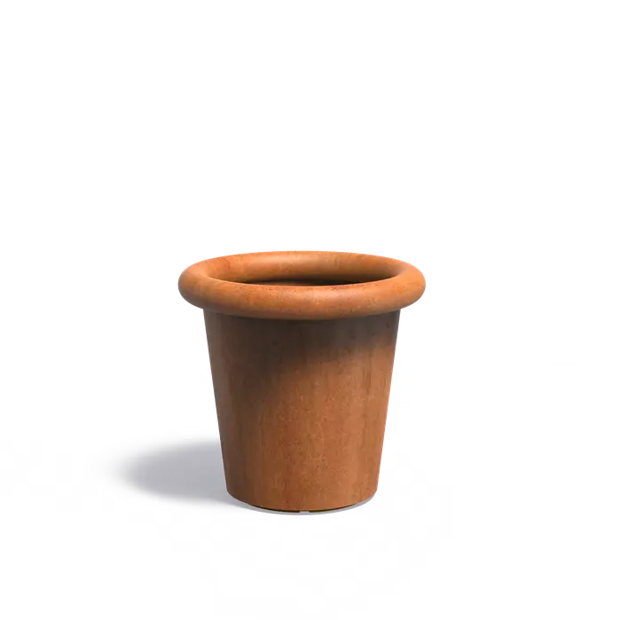 Tube Corten Steel Garden Planter