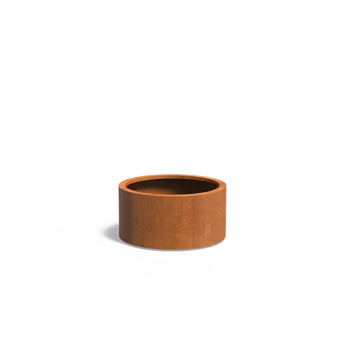 Circum Corten Planter with wheels