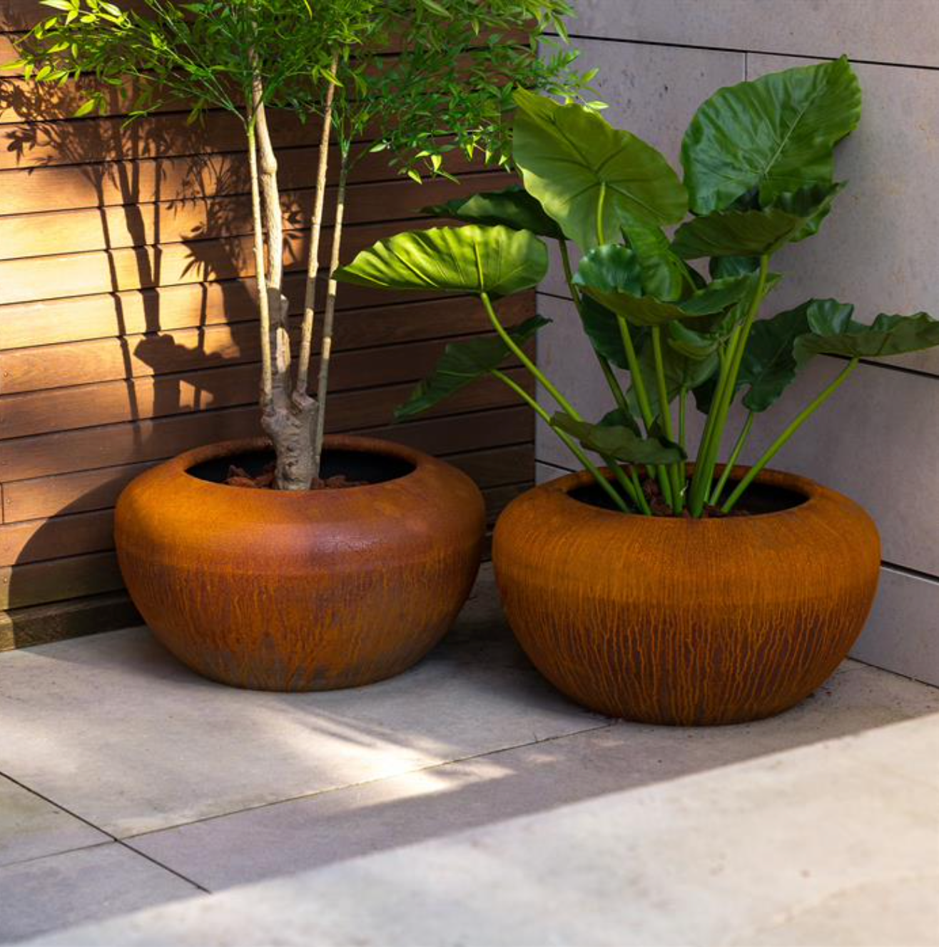 Onyx Corten Planter