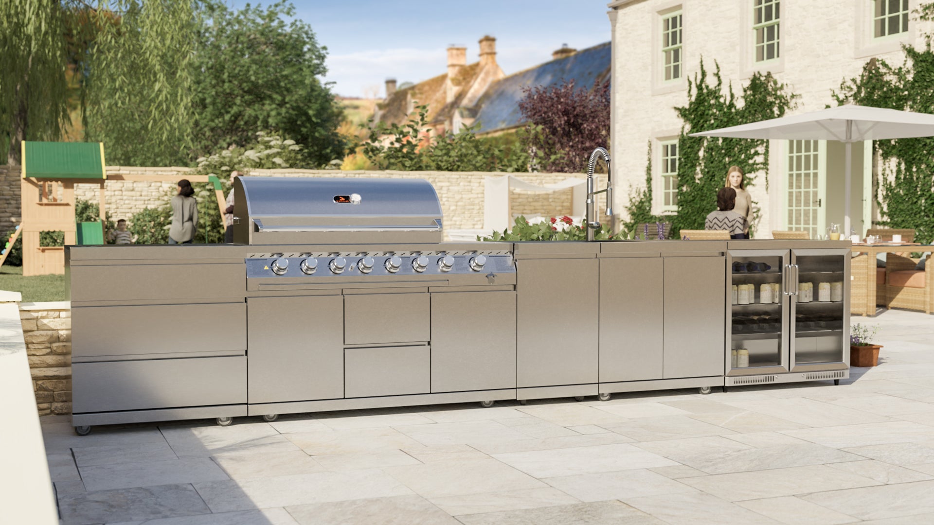 Lechlade 6 Outdoor Kitchen