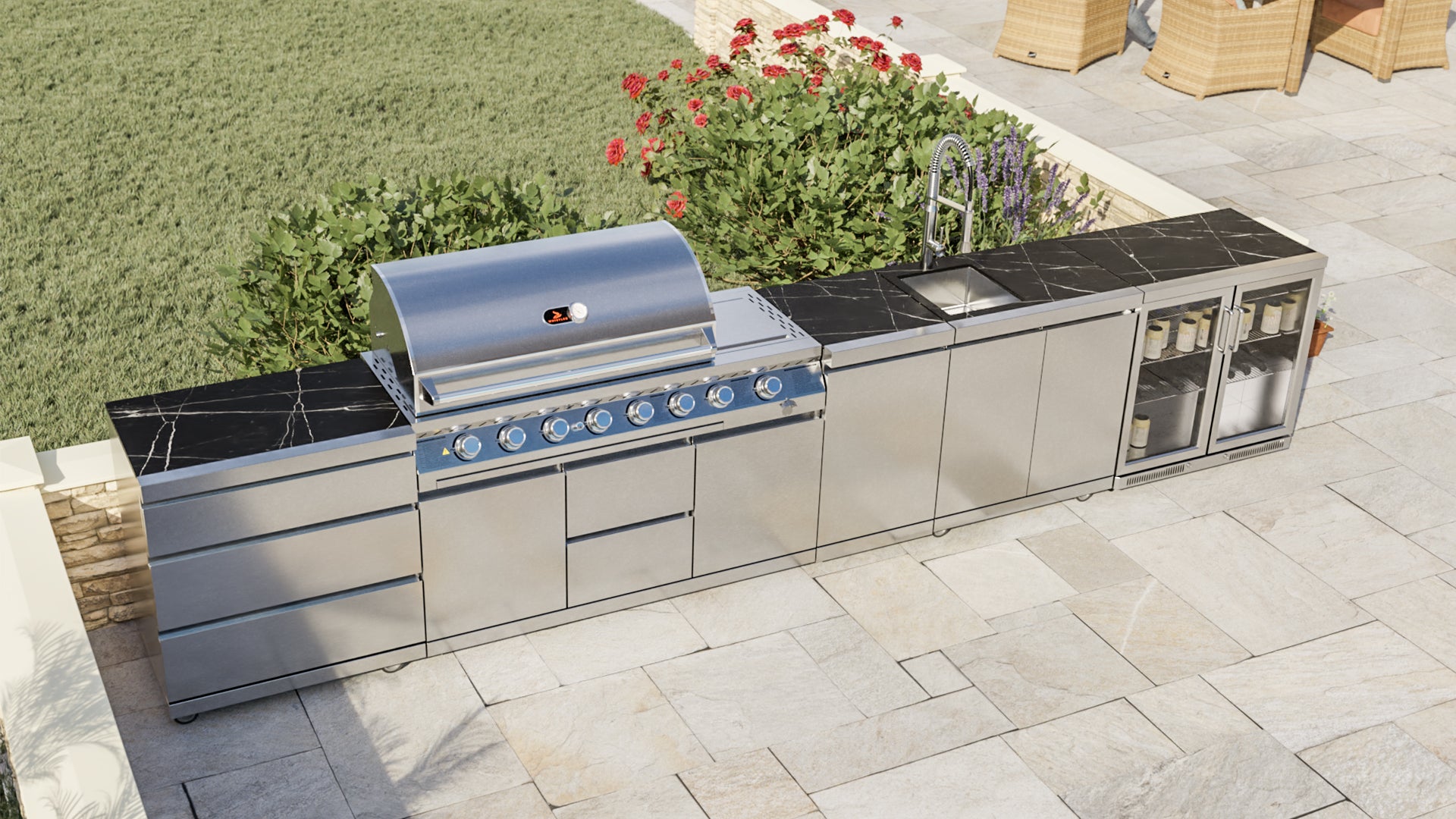 Lechlade 6 Outdoor Kitchen