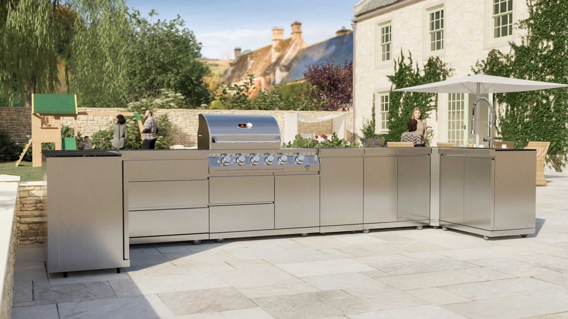 Malmesbury 4 Outdoor Kitchen