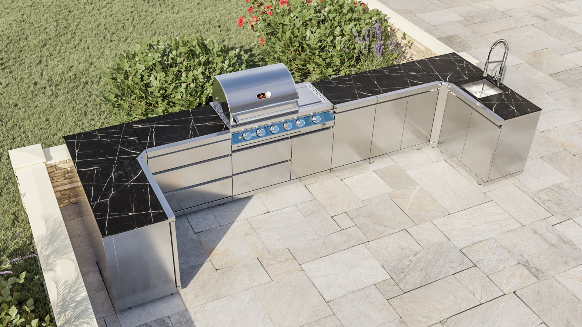 Malmesbury 4 Outdoor Kitchen