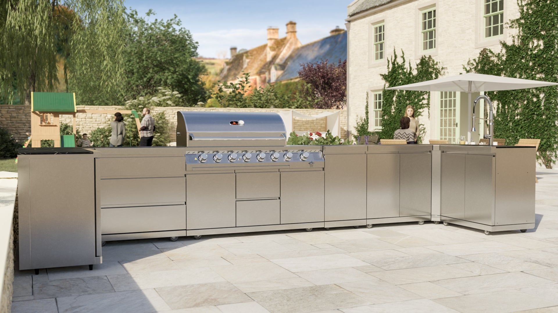 Malmesbury 6 Outdoor Kitchen