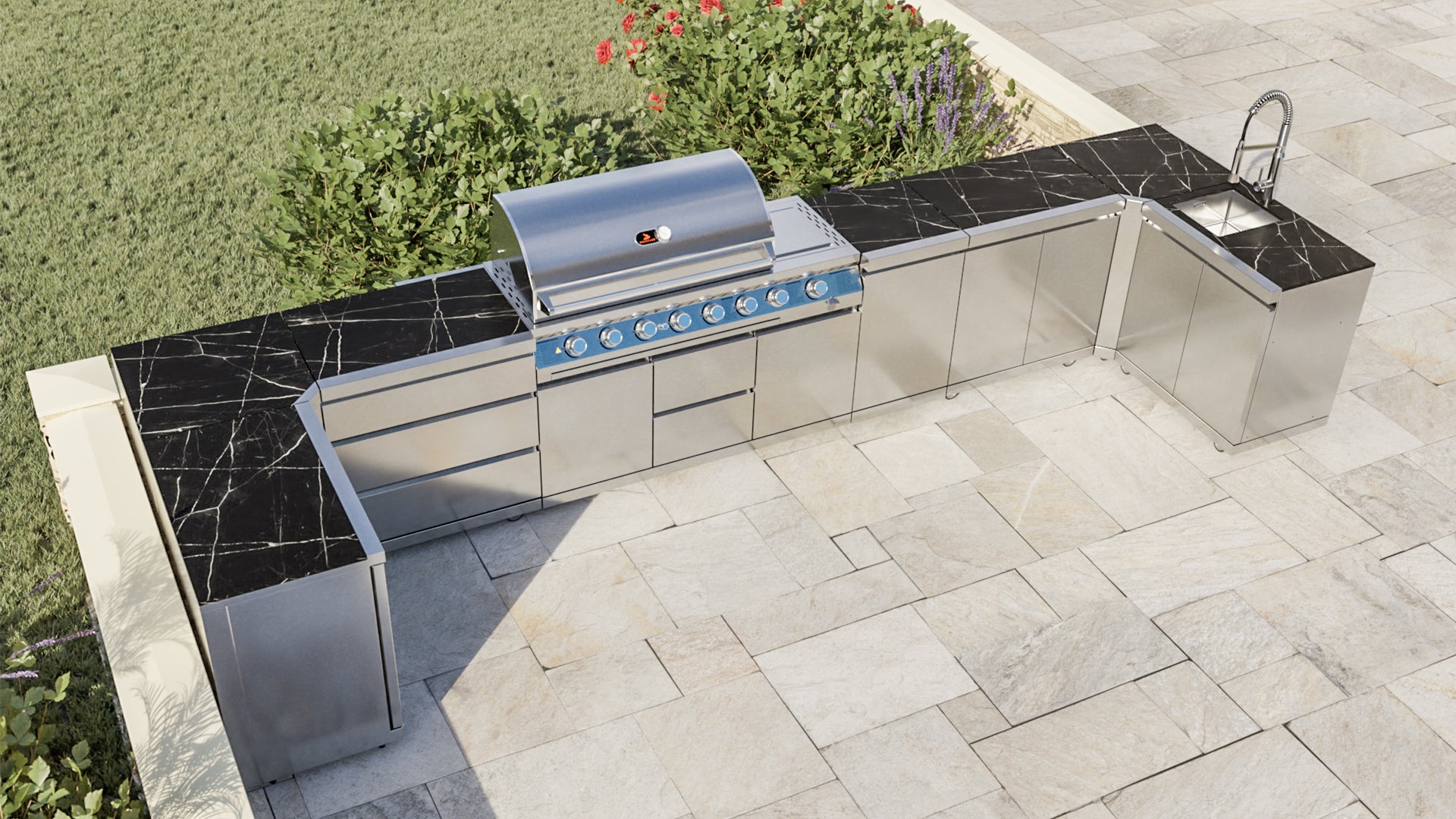 Malmesbury 6 Outdoor Kitchen