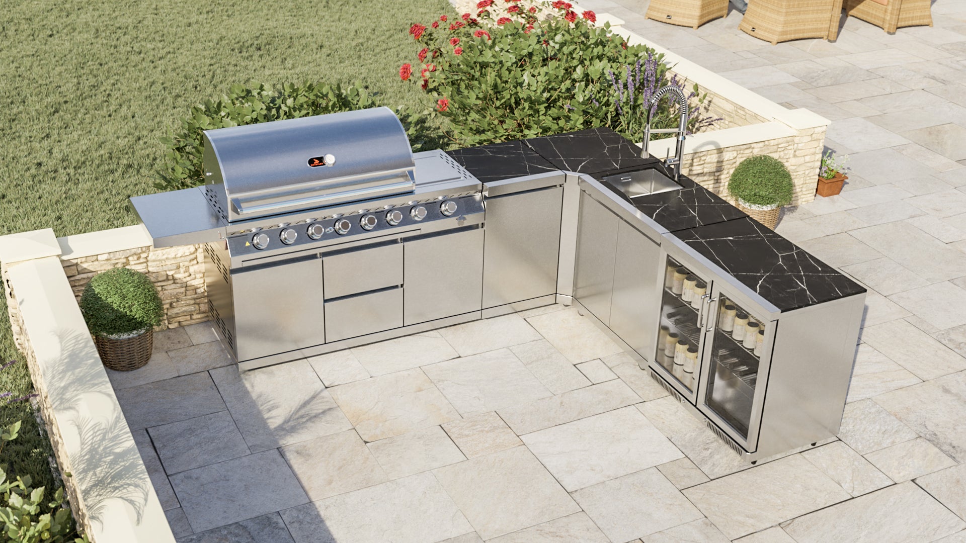 Marlborough 6 Outdoor Kitchen