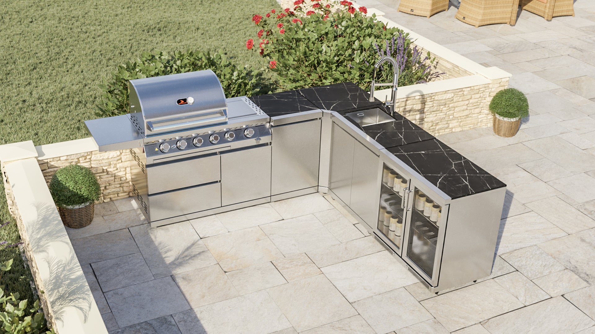 Marlborough 4 Outdoor Kitchen