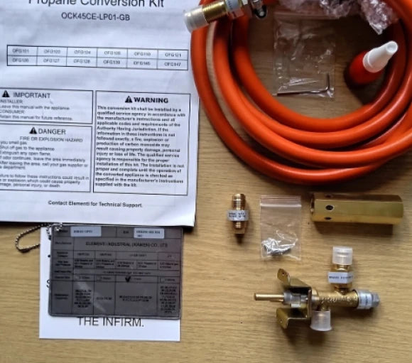 Gas Conversion Kit -  Natural Gas to LPG