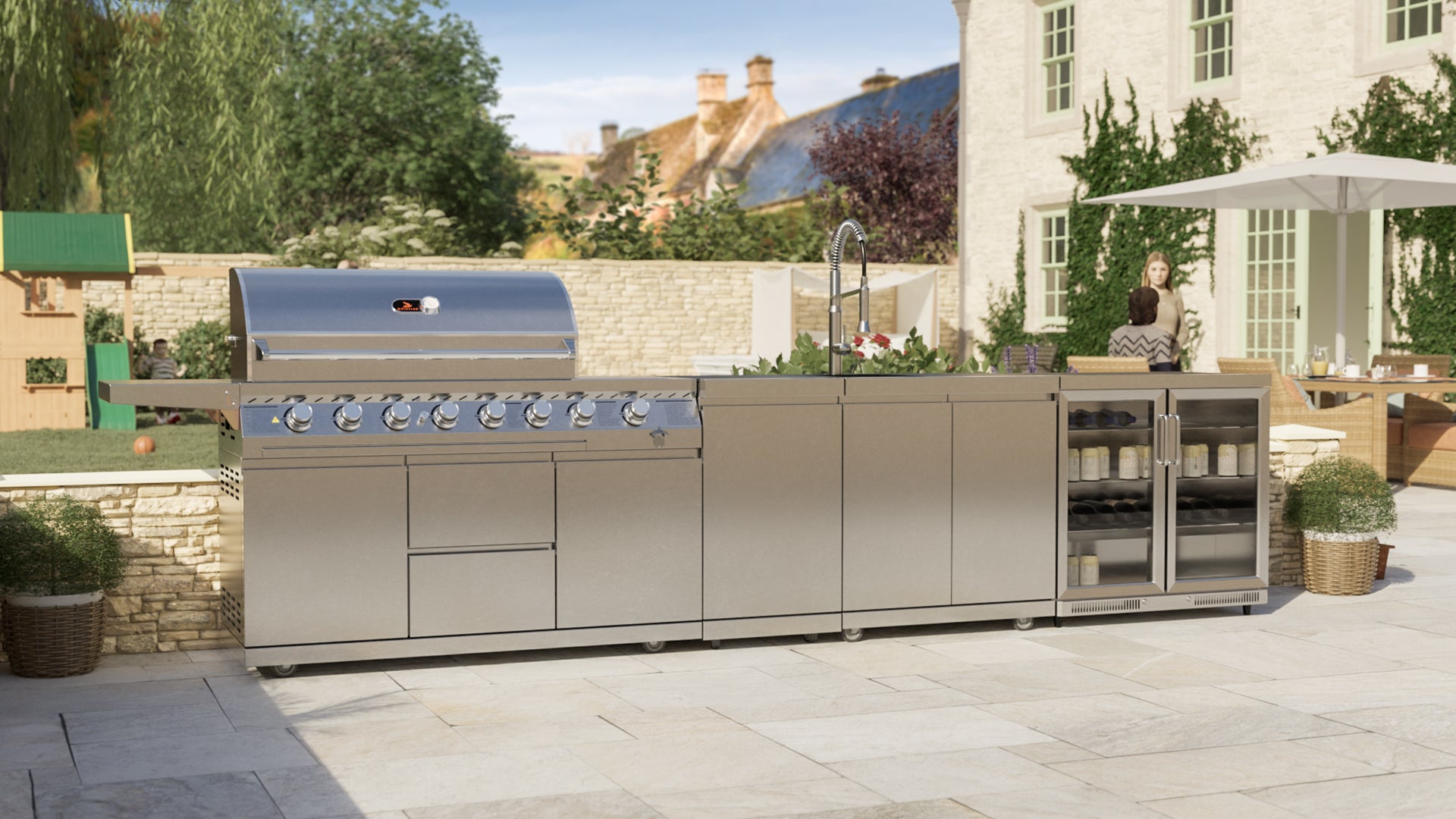 Oaksey 6 Outdoor Kitchen