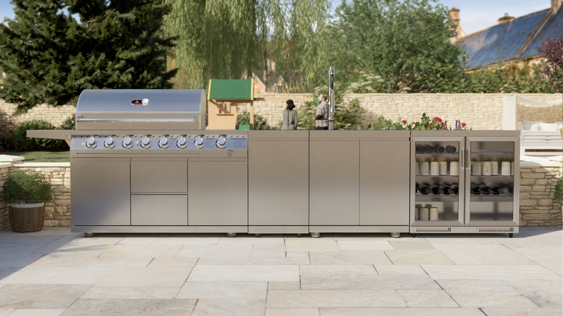 Oaksey 6 Outdoor Kitchen