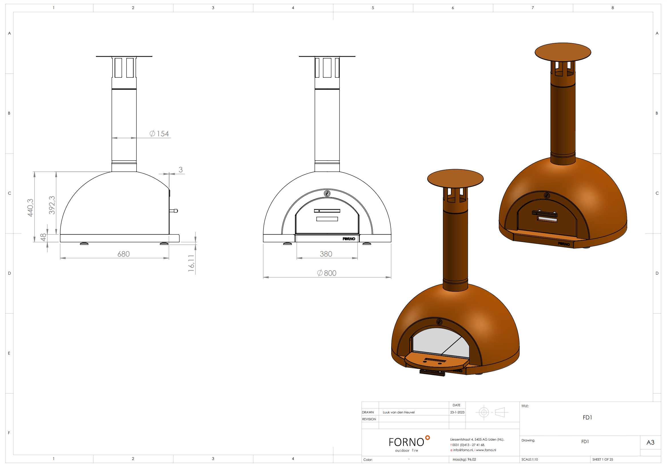 Dome - Forno Pizza Oven