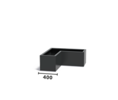 Carrez Aluminium L-Shape Planter
