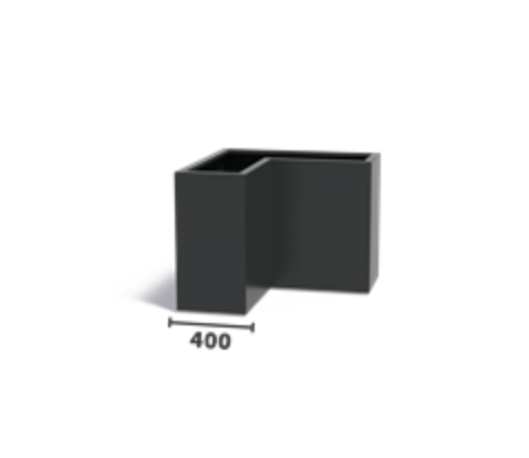 Carrez Aluminium L-Shape Planter