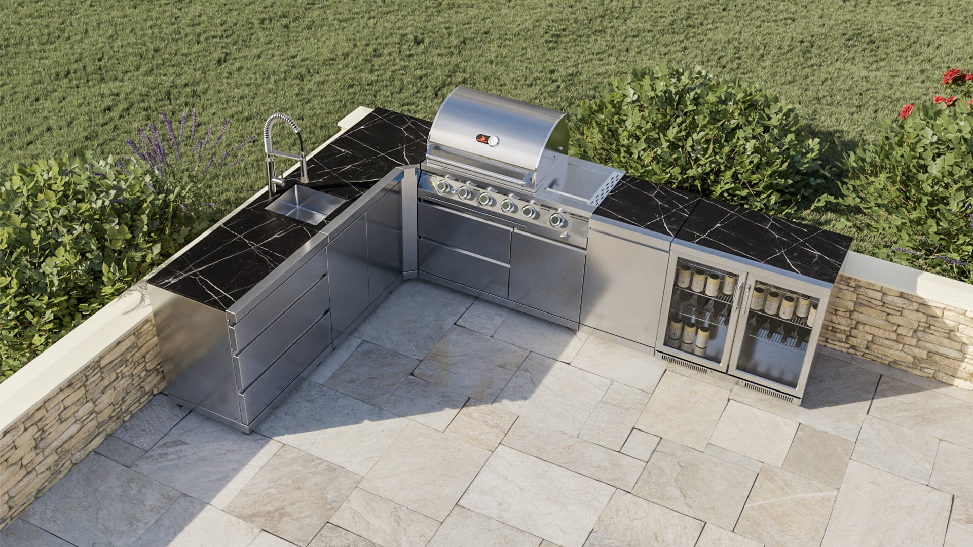 Stroud 4 Outdoor Kitchen