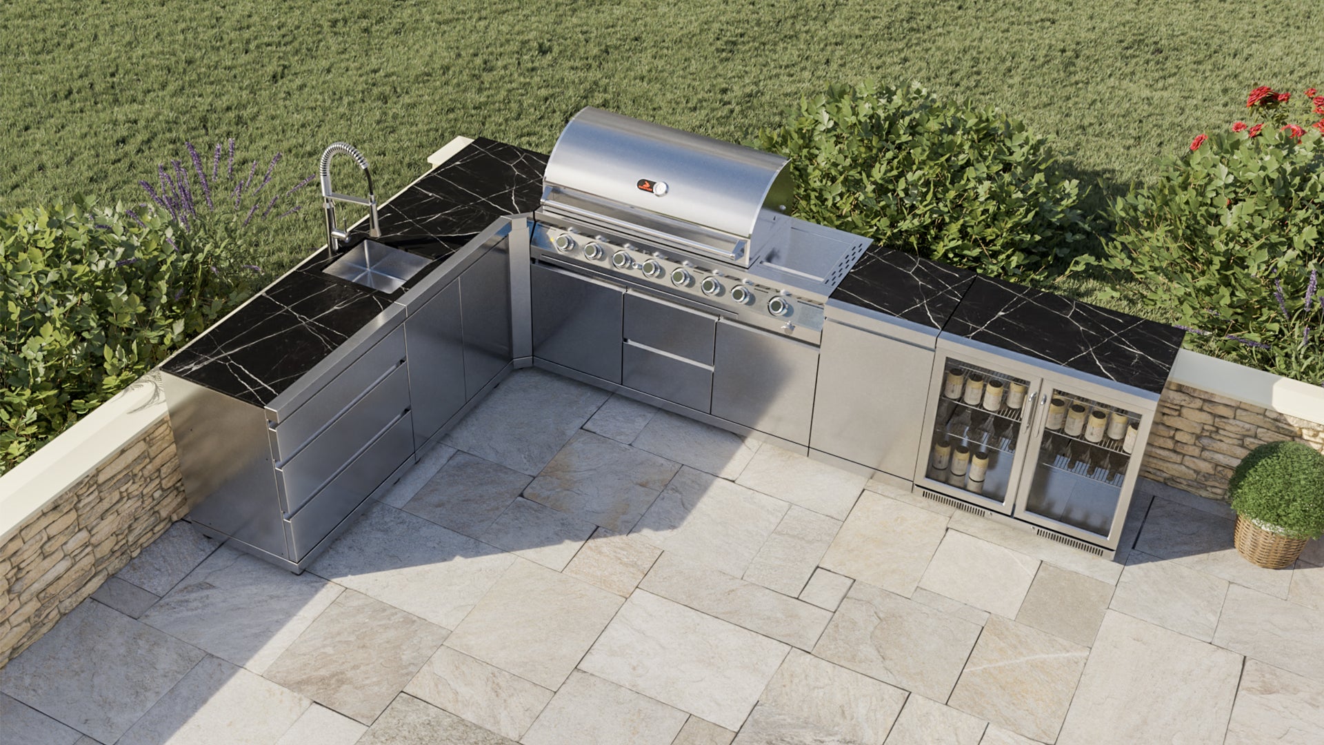 Stroud 6 Outdoor Kitchen