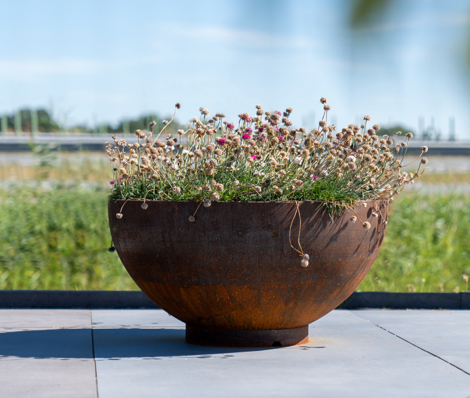 Corten Steel Bocca Planter