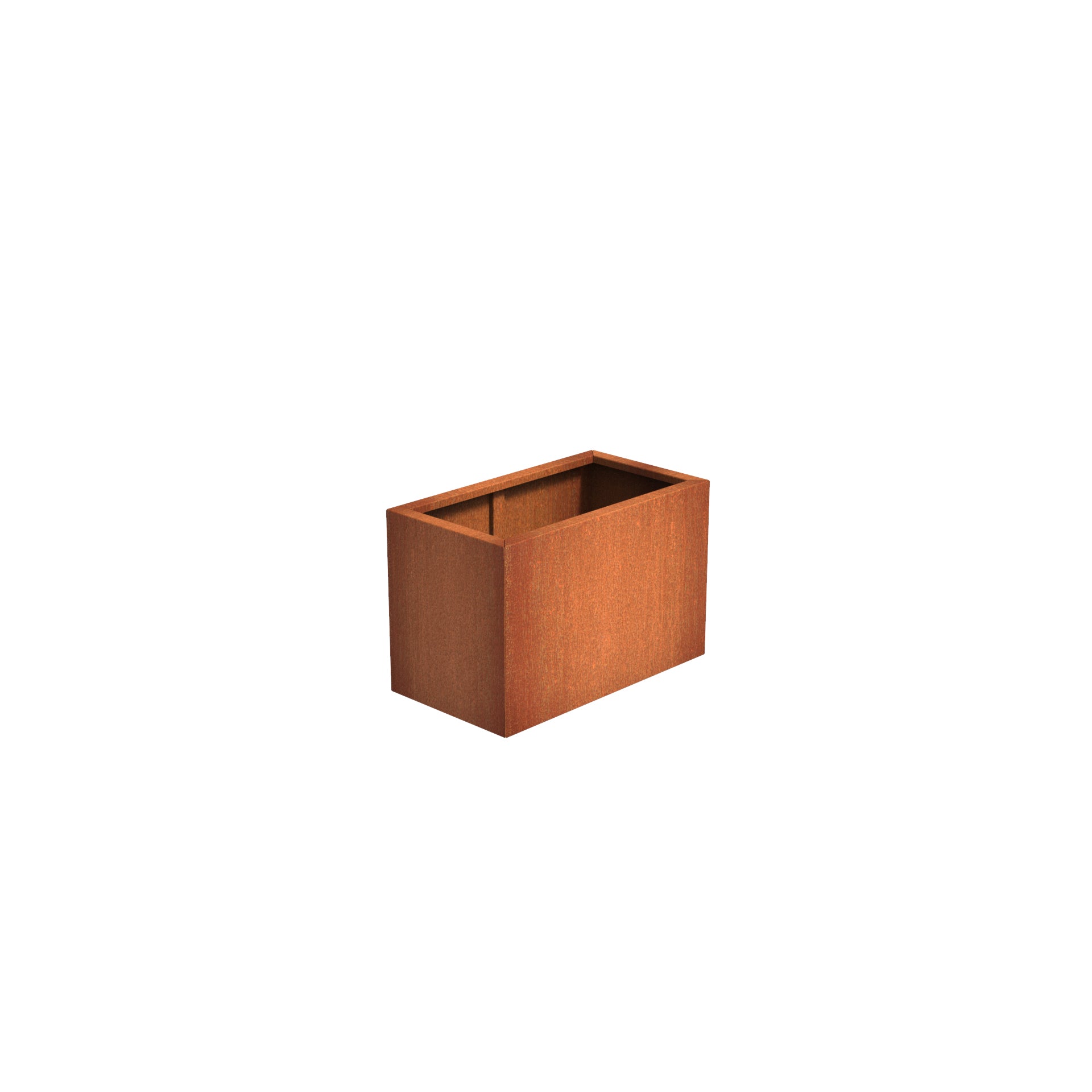 Corten Steel garden trough planter available in a variety of sizes