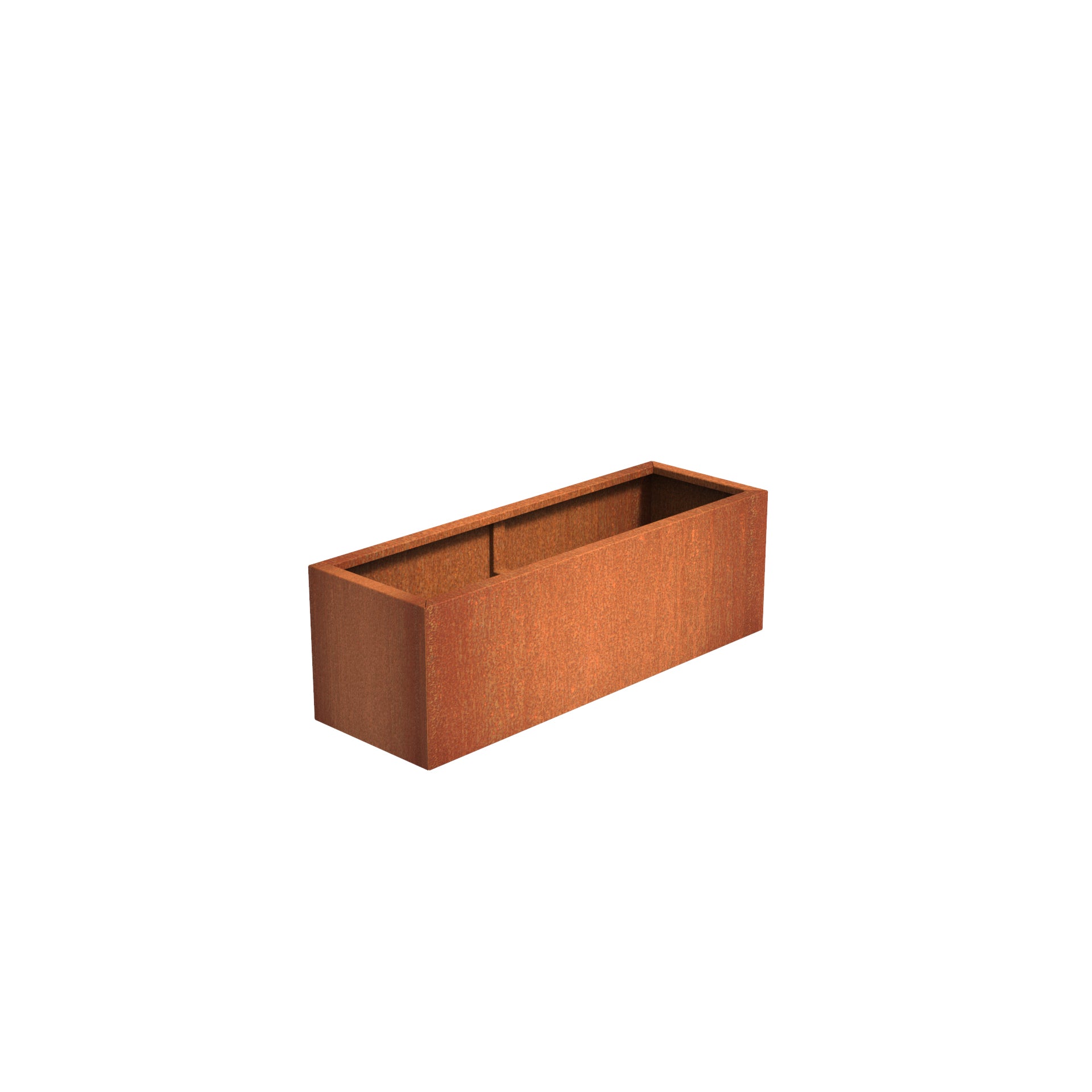 Corten Steel garden trough planter available in a variety of sizes