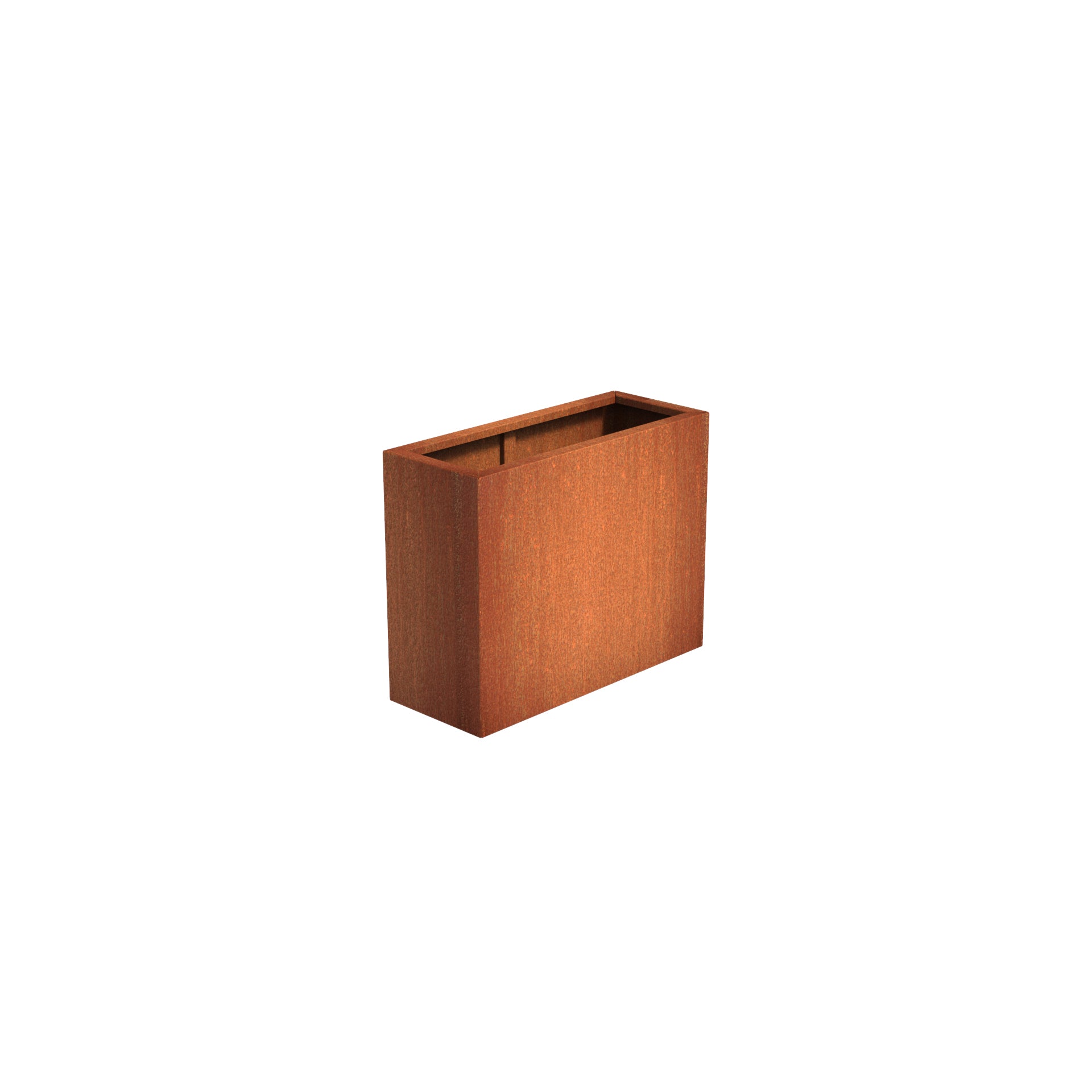 Corten Steel garden trough planter available in a variety of sizes