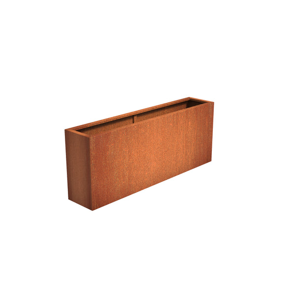 Corten Steel garden trough planter available in a variety of sizes