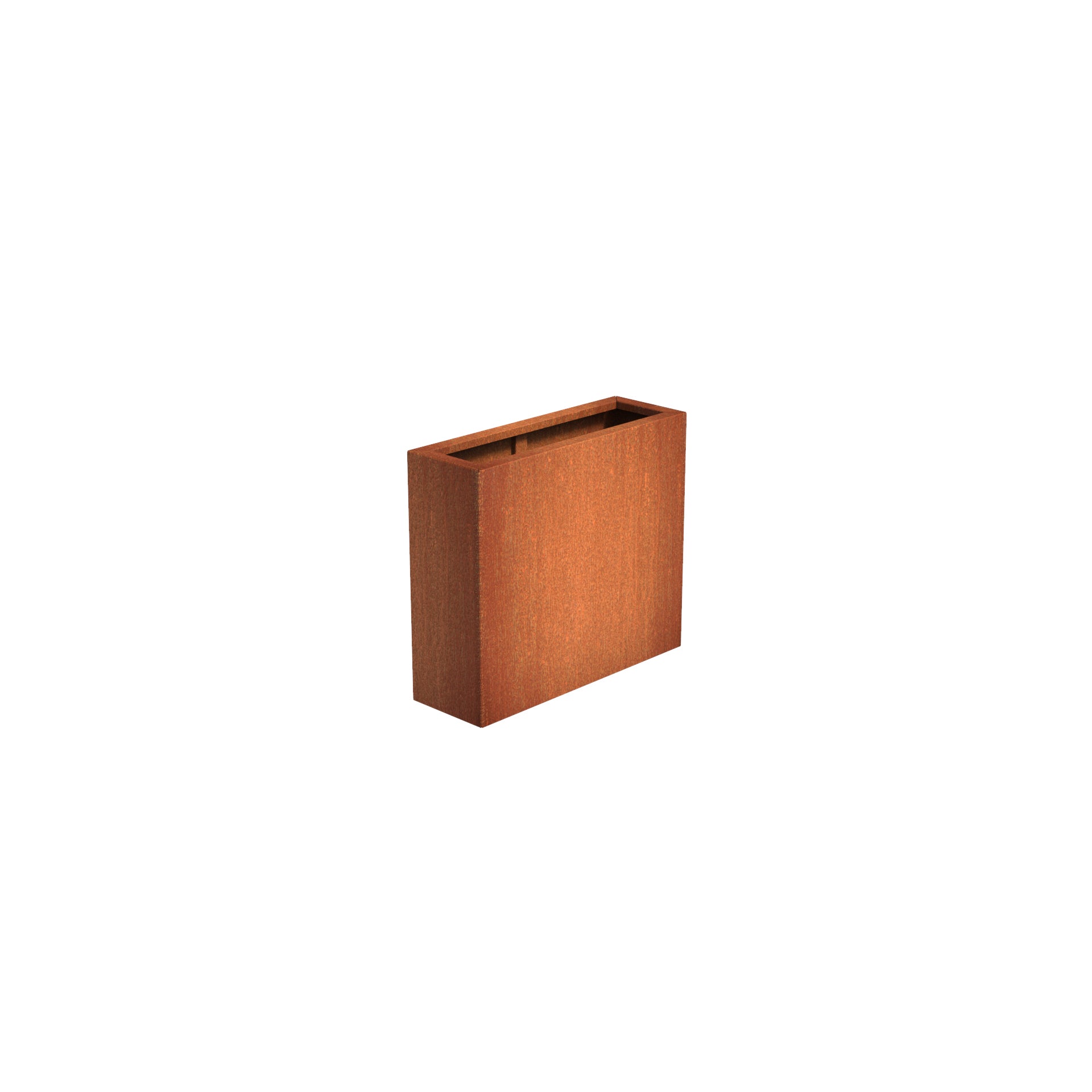 Corten Steel garden trough planter available in a variety of sizes