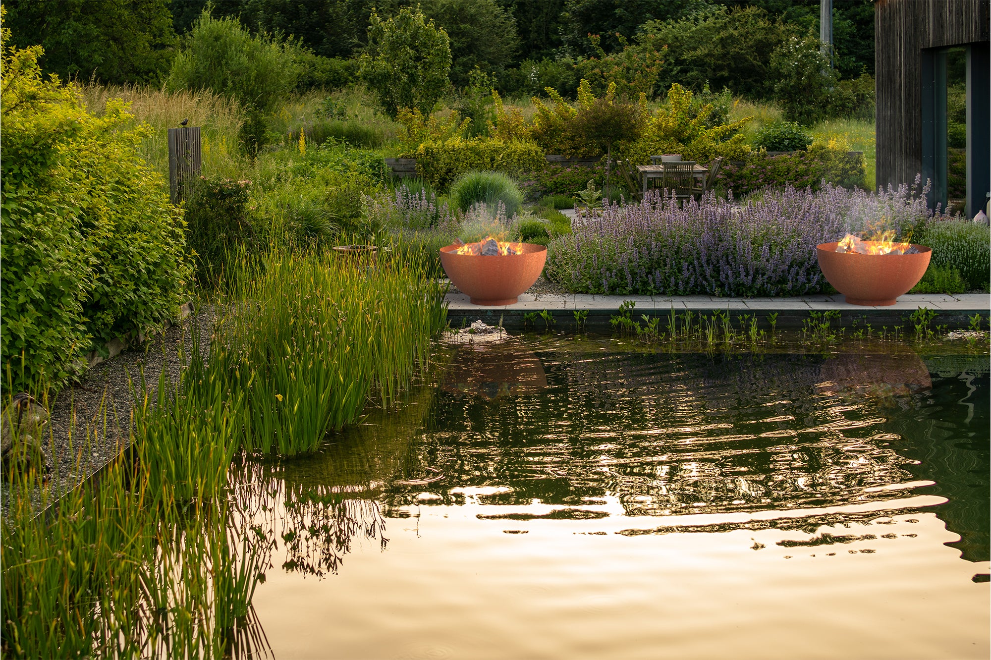 corten steel fire pit