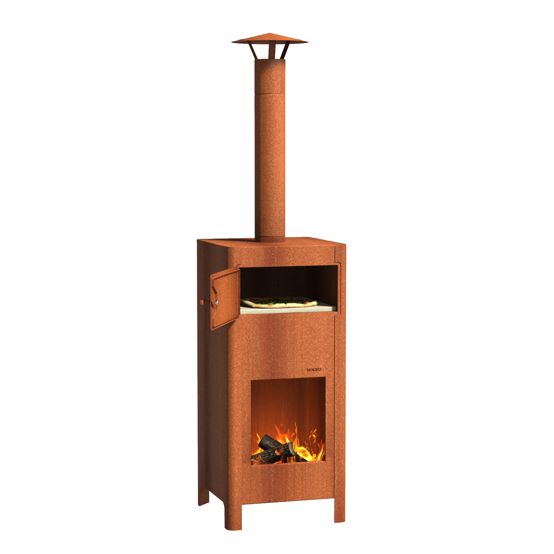 Senzzo Carpa Outdoor Fireplace