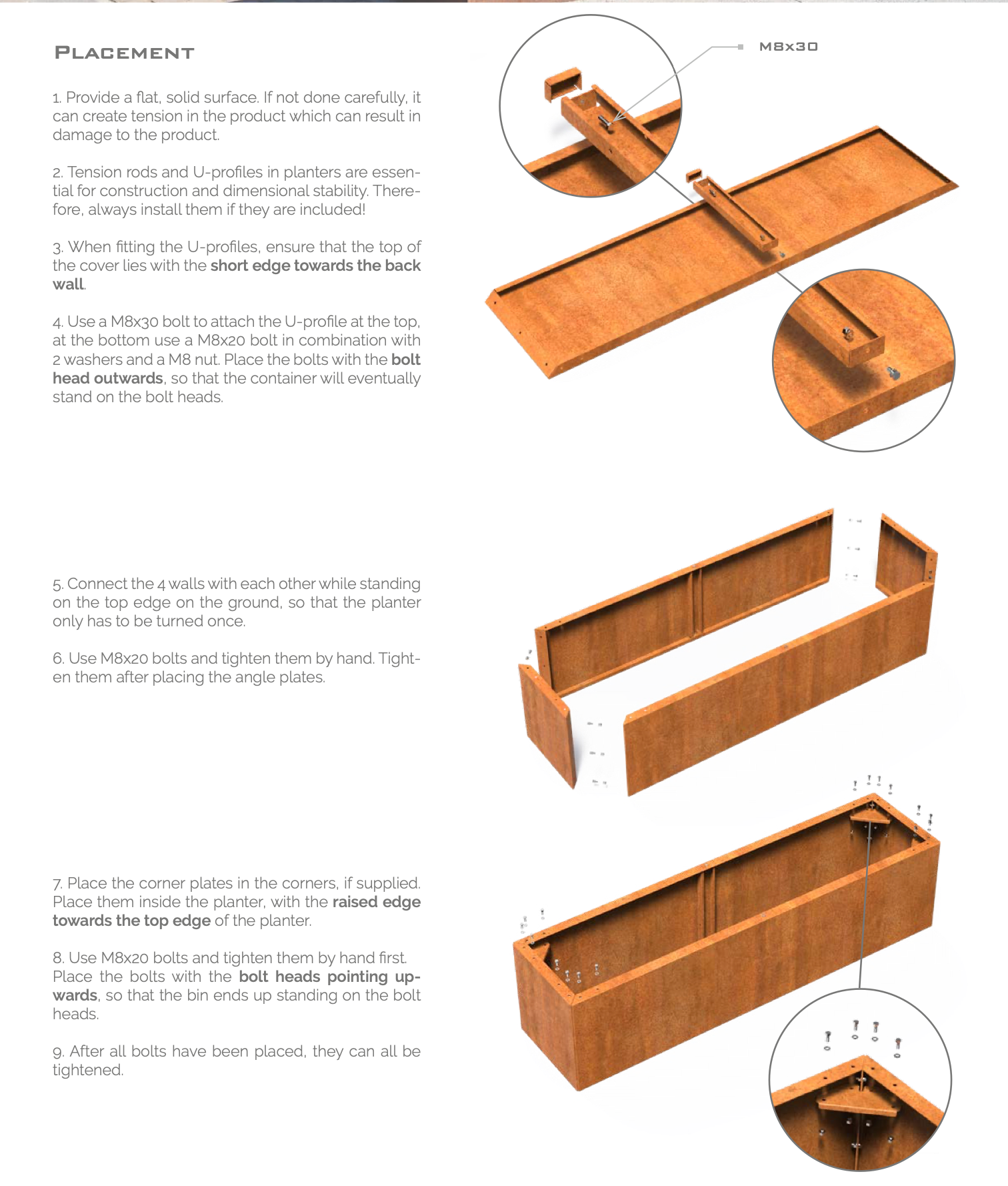 Corten CONNECT Trough