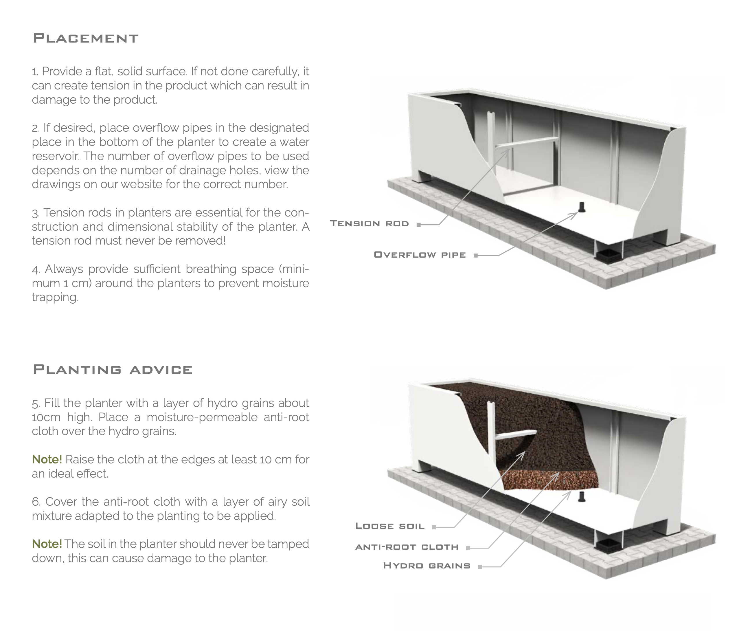 Circum Aluminium Planter