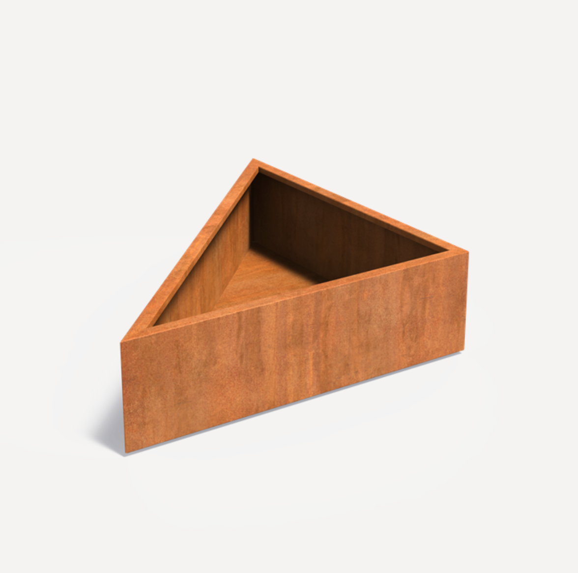 Triangle Corten Planter