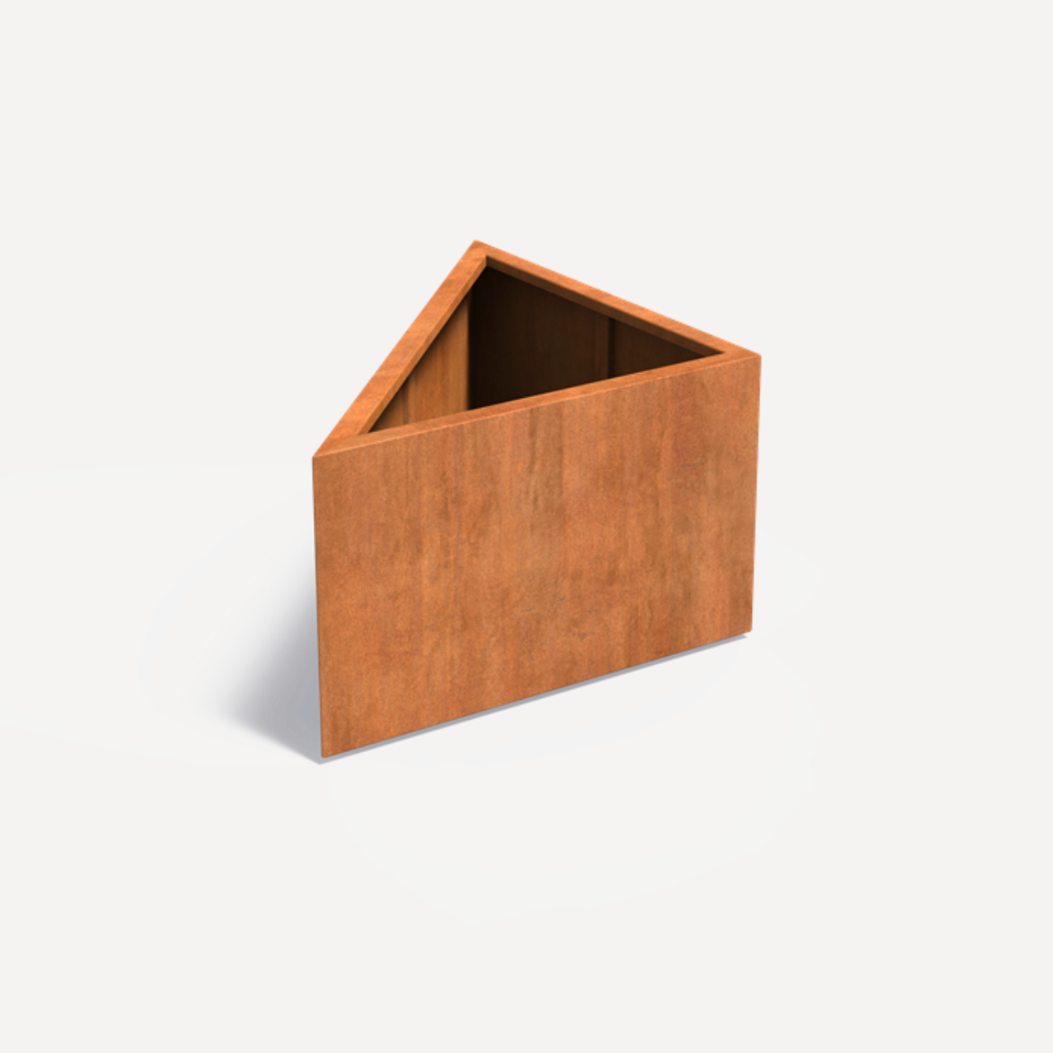 Triangle Corten Planter