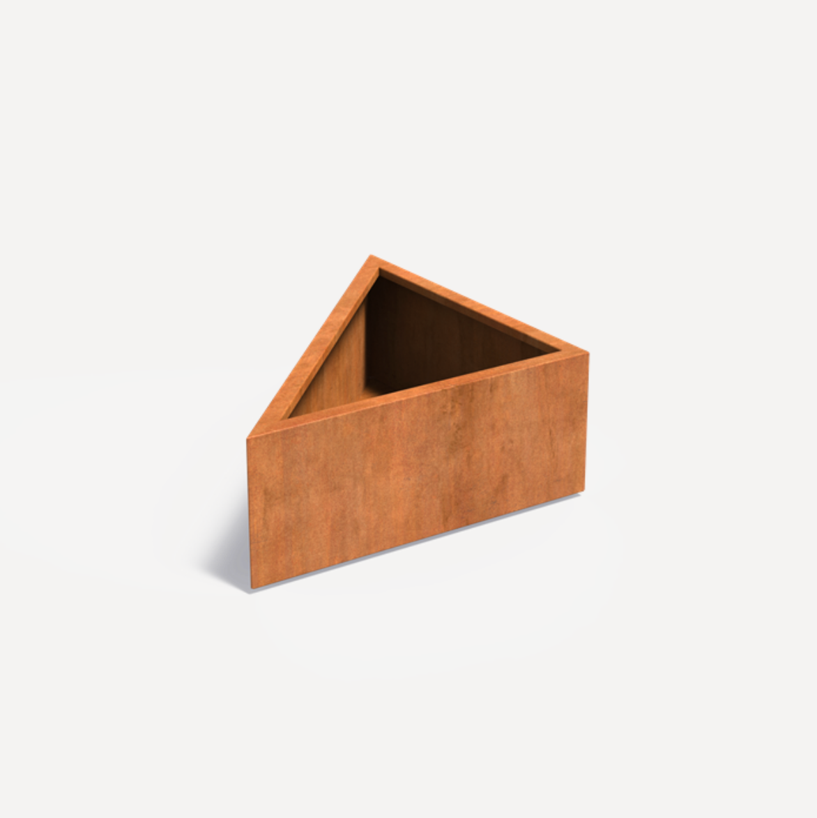 Triangle Corten Planter