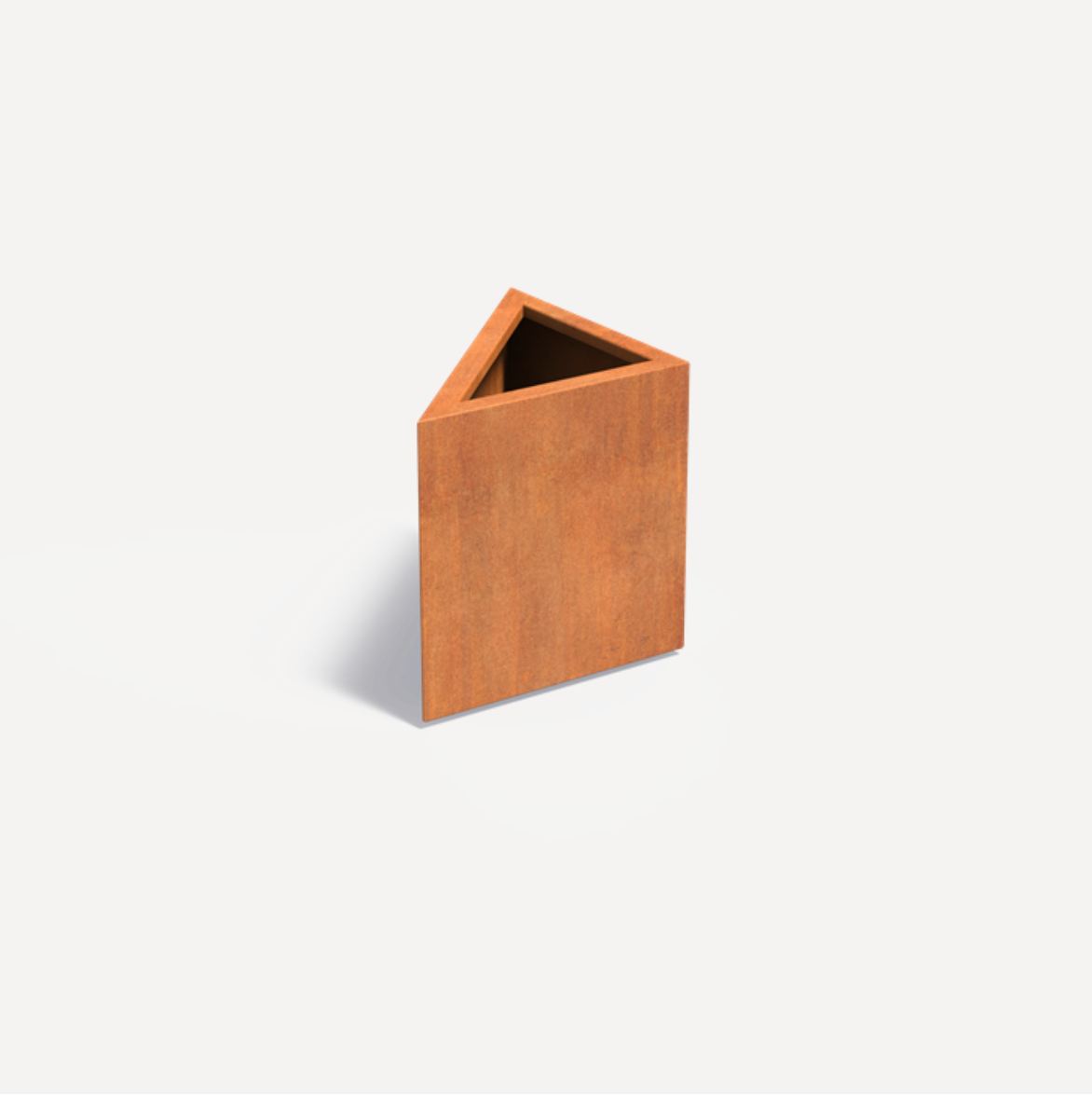 Triangle Corten Planter