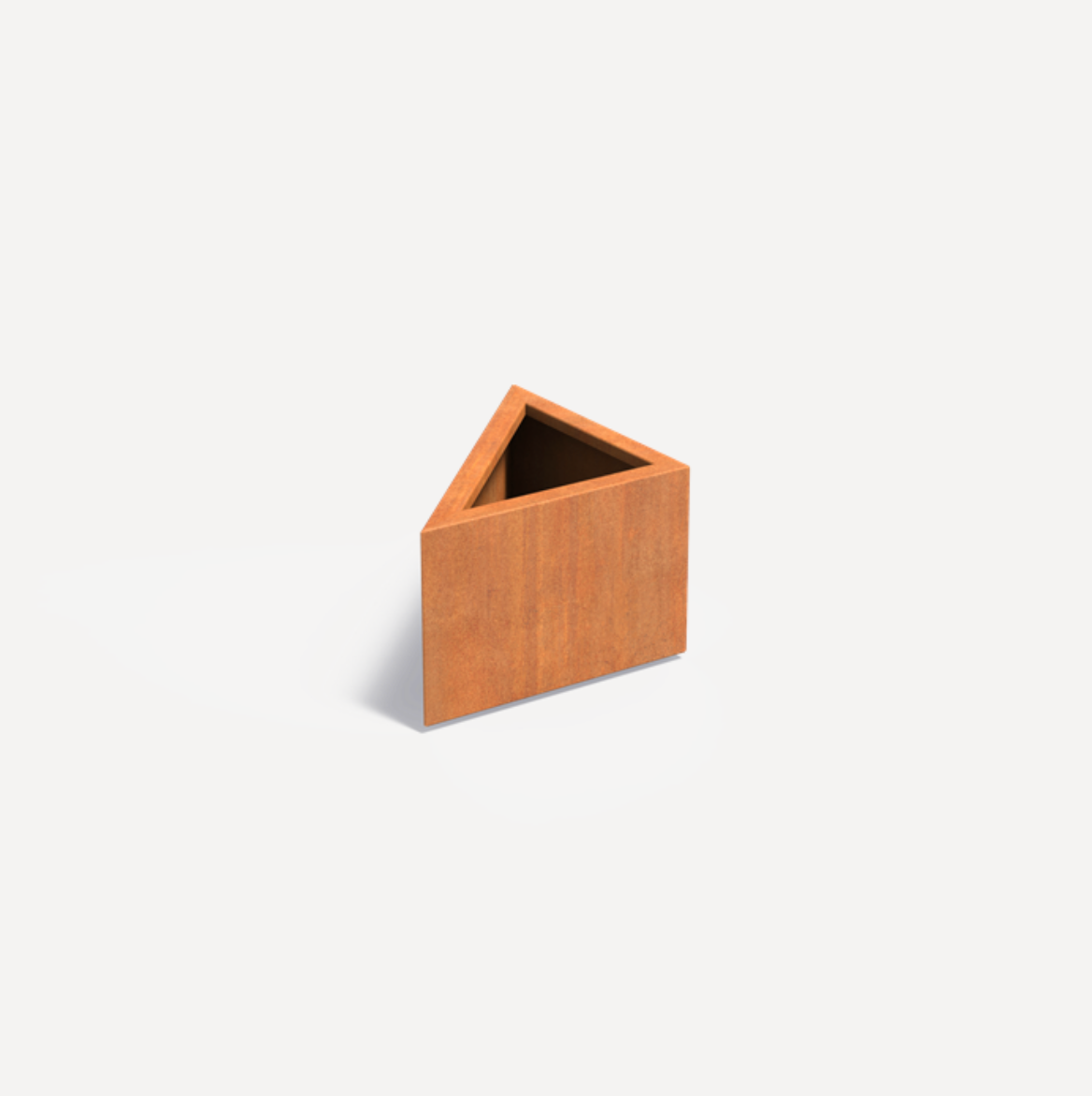 Triangle Corten Planter