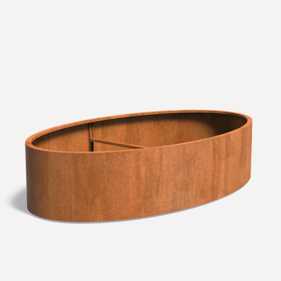 Ellipse Corten Planter