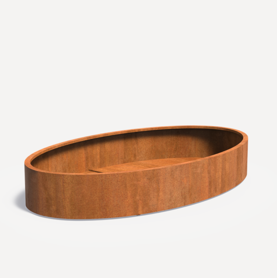 Ellipse Corten Planter