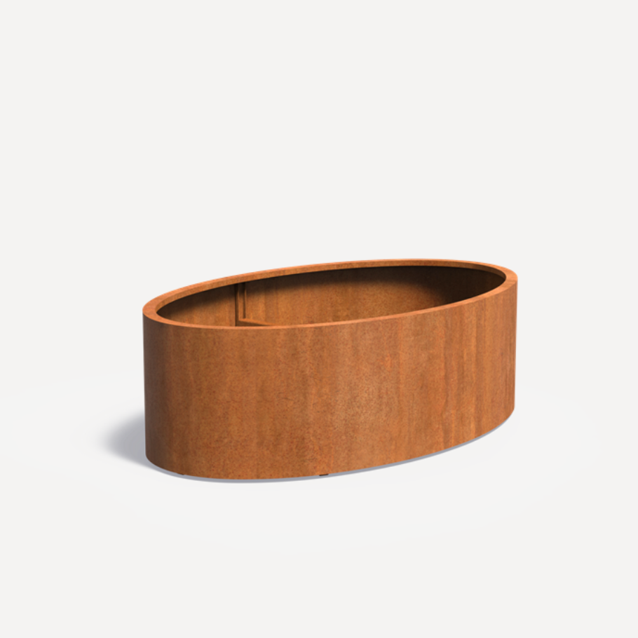 Ellipse Corten Planter