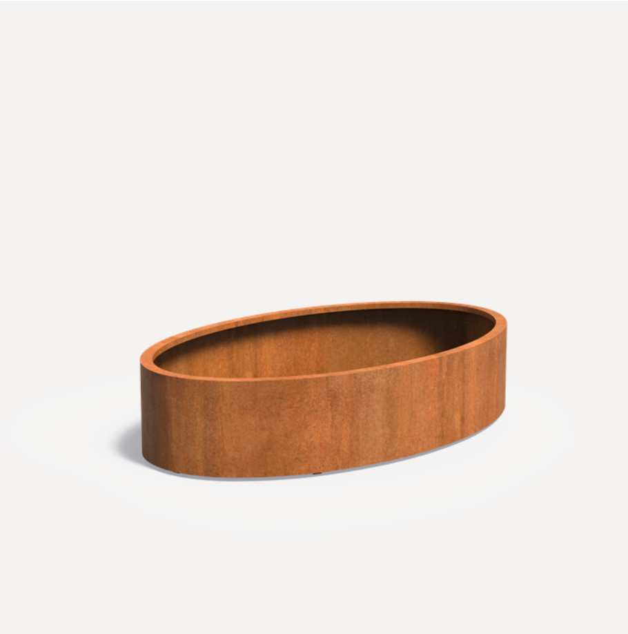 Ellipse Corten Planter