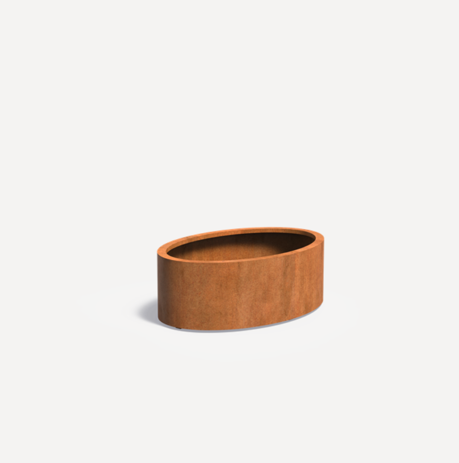 Ellipse Corten Planter